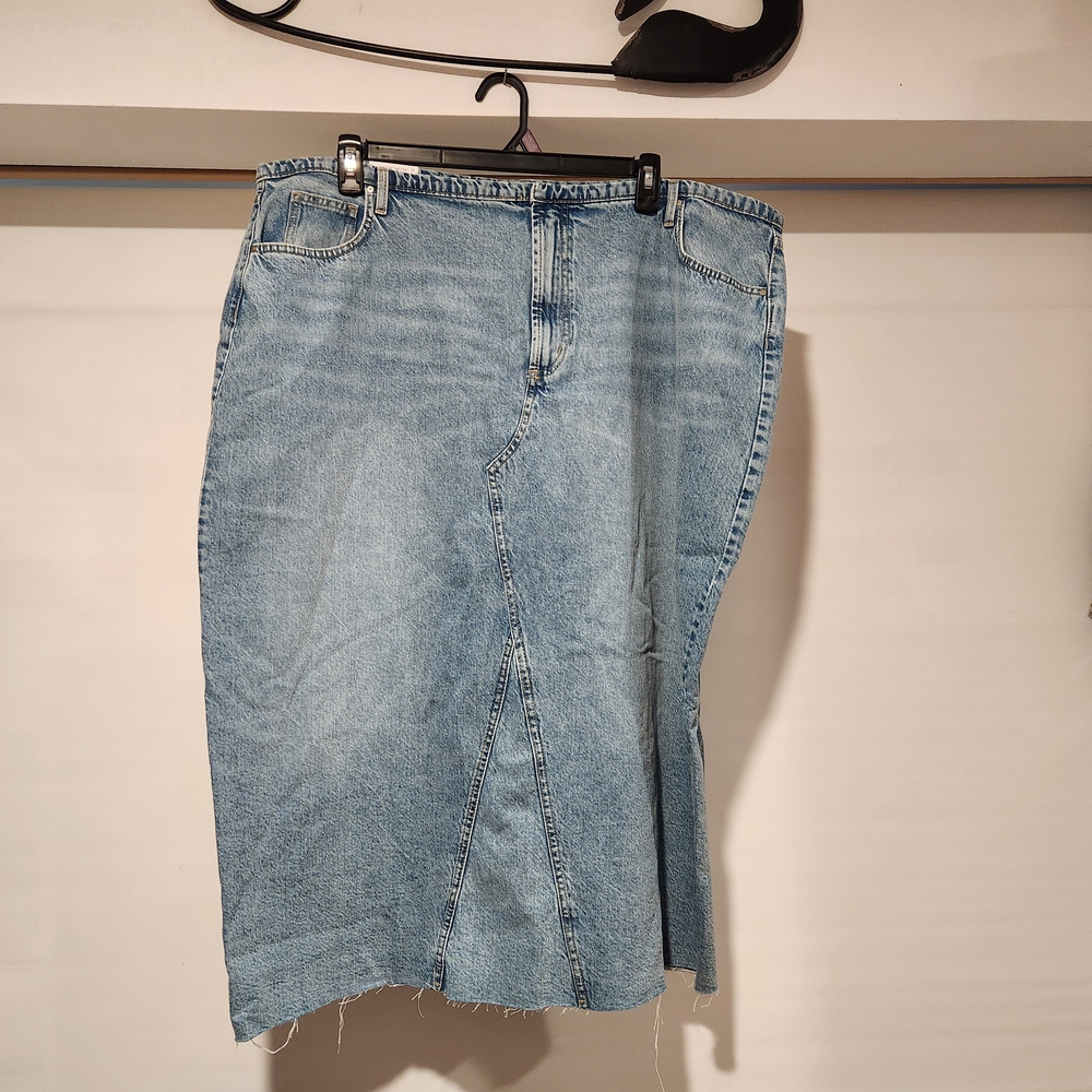 Cotton On Blue Denim Maxi Skirt